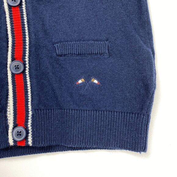 Mayoral Boys Wool Blend Navy Preppy Knit Button Sweater Vest Sz 3 NWT Style 4320 - Picture 3 of 10